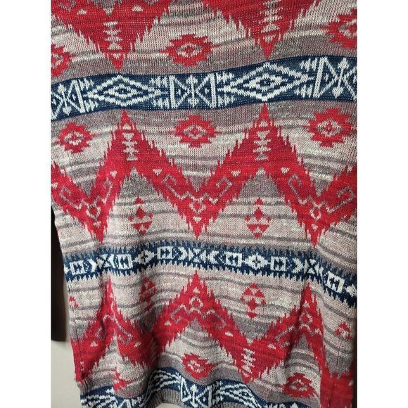 Ralph Lauren Denim & Supply Women's Red Aztec Sweater Tribal Size Small t15 - Picture 3 of 7